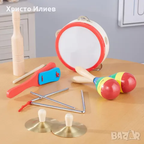 Музикални инструменти Melissa and Doug Банда в кутия, снимка 5 - Образователни игри - 49789785