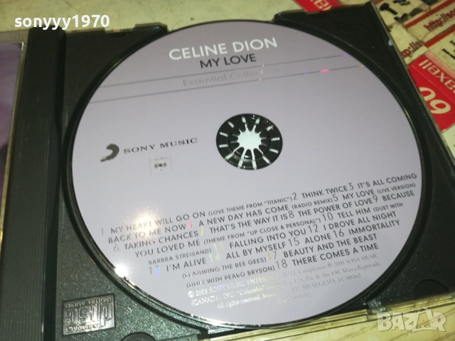 CELINE DION CD 0512251350, снимка 3 - CD дискове - 52662237