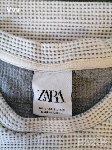 Плътна тениска Zara S, снимка 3 - Тениски - 43876736