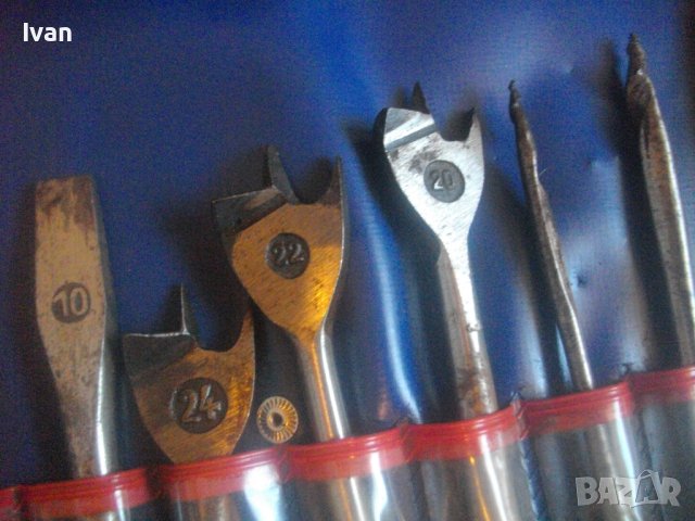 К-т Дърводелски Свредла-Старо Качество-WEST GERMANY-Dolpelst Gernacht-10-24мм-В Калъф-Инструменти, снимка 7 - Други инструменти - 43202230