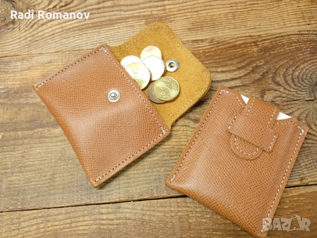 Кожен комплект за монети, карти и свити банкноти ., снимка 2 - Портфейли, портмонета - 53444869