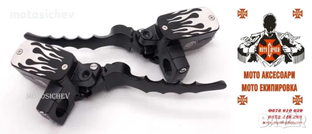 1" 25MM УНИВЕРСАЛЕН  ПЪЛЕН КОМПЛЕКТ ЛОСТОВЕ ЗА СПИРАЧКА И СЪЕДИНИТЕЛ ЗА CHOPPER,CUSTOM, снимка 2 - Аксесоари и консумативи - 47965751