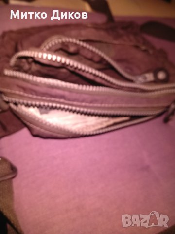 Мъжка чанта промазан плат маркова на Киплинг-две позици  за през рамо и колан 20х15х6см, снимка 7 - Чанти - 35318873