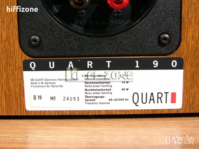 Тонколони  Quart 190 , снимка 11 - Тонколони - 53414941