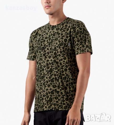 carhartt s/s leopard - страхотна мъжка тениска КАТО НОВА, снимка 1 - Тениски - 32751772