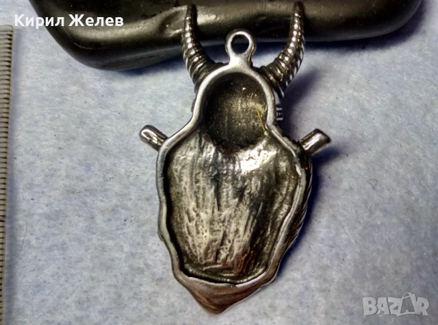 СТРАХОВИТ ВИКИНГСКИ НЕО ГОТИК АРТ ФИГУРАЛЕН МЕДАЛЬОН от НИКЕЛИРАНА БЛАГОРОДНА СТОМАНА 49198, снимка 2 - Колиета, медальони, синджири - 51279764