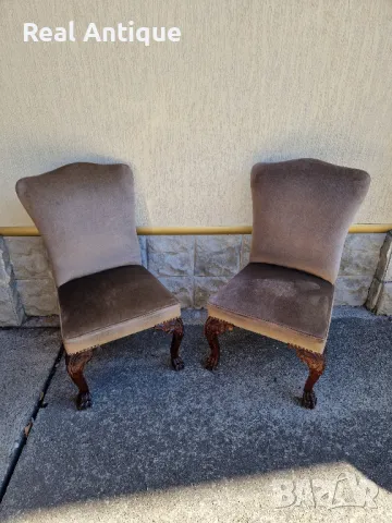 Страхотен чифт английска английски столове , снимка 1