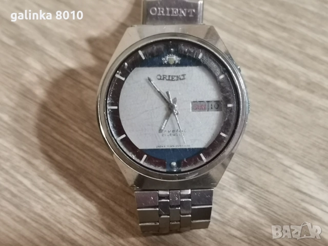 Мъжки часовник Ориент с рядък циферблат