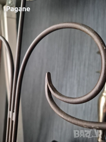  Метален свещник с винтидж дизайн – 53 см, снимка 9 - Декорация за дома - 53294194