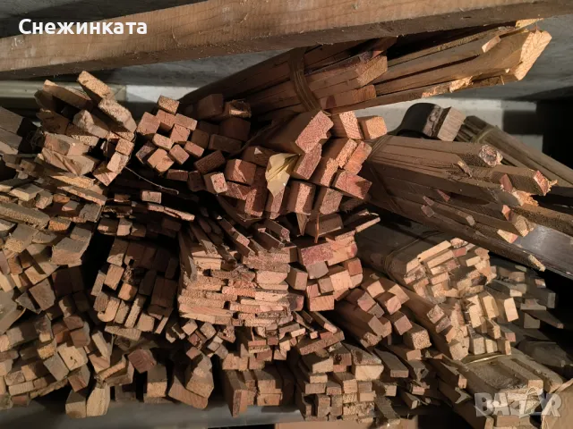 Пакет дървени летвички/колчета, снимка 2 - Дърва за огрев - 48729183
