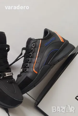 Мъжки маратонки естествена кожа Dsquared , снимка 12 - Маратонки - 48706669