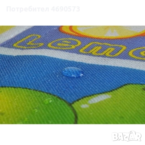 Двулицево детско килимче, Топлоизолиращо. 120х180 см и дебелина 0.5 см "Учи английски", снимка 2 - Други - 52888479