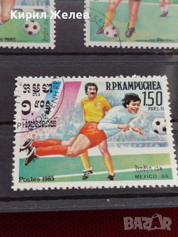 Пощенски марки чиста комплектна серия Футбол Световно първенство Мексико 86г. За колекция - 22547, снимка 8 - Филателия - 36662842