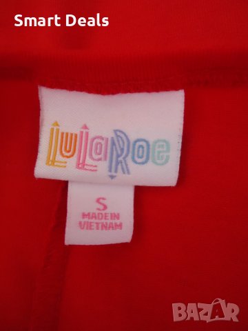 LulaRoe Миди ефирна рокля с къс ръкав, снимка 6 - Рокли - 43024931
