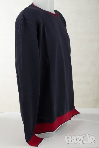 Мъжка блуза от памук в тъмносиньо и червено Jimmy Sanders - 3XL, снимка 4 - Блузи - 43084127