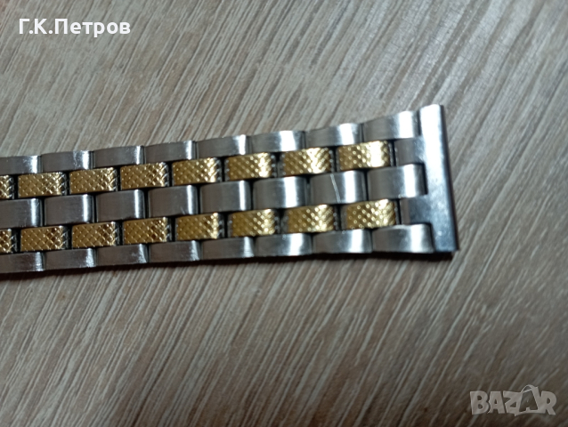 Стоманена верижка за часовник-20мм, снимка 2 - Каишки за часовници - 44898799
