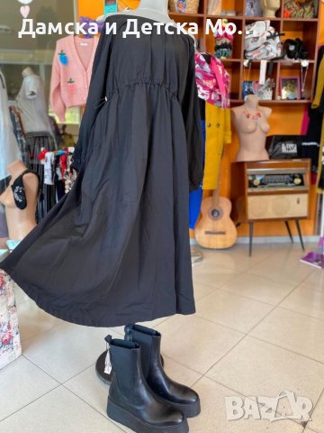 Черна рокля Bebe, снимка 3 - Рокли - 38405663