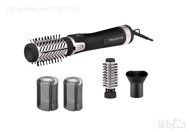 Ротационна четка Rowenta Brush Activ'Dry & Style CF9550F0, 1000 W, снимка 3 - Други - 53594450