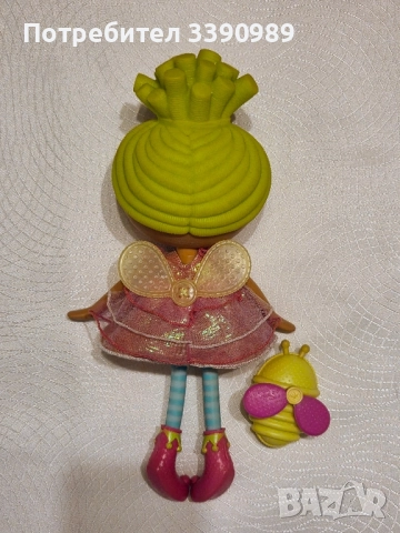 Голяма кукла Лалалупси 38 лв. Lalaloopsy Pix E. Flutters, снимка 2 - Кукли - 52181630