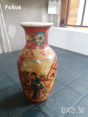 Красива ваза порцелан Сатцума Satsuma