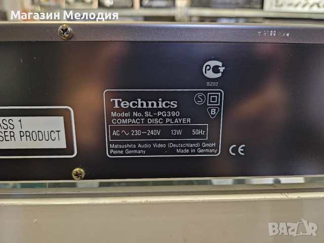 CD Player Technics SL-PG390 В отлично техническо и визуално състояние., снимка 9 - Декове - 50174656
