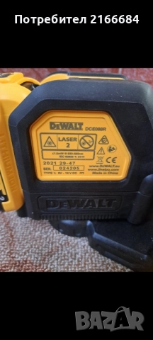 Линеен лазерен нивелир DeWALT DCE088 с червен лъч , снимка 5 - Измервателни инструменти - 51662430