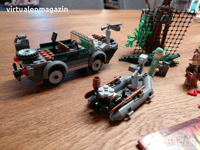 Лего Indiana Jones - Lego 7625 - Преследване край реката, снимка 4 - Колекции - 52909412