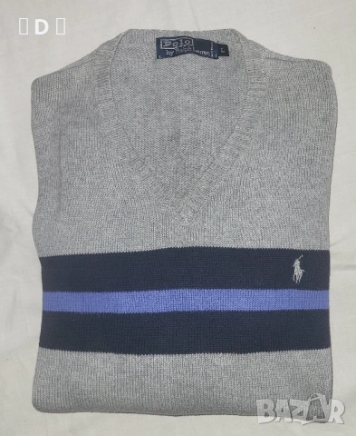 RALPH LAUREN оригинален Унисекс Пуловер Л-ХЛ, снимка 2 - Пуловери - 53200794