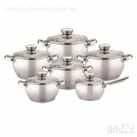 Комплект тенджери Bohmann, 16K/16/18/20/22/24см - 2.1л./2,1л./2.9л./3.9л./5.1л./6.6л.