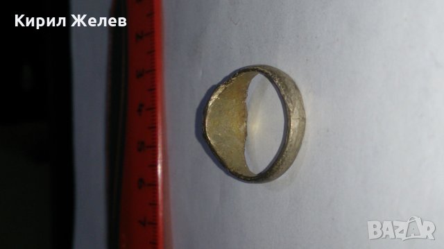 Уникален стар пръстен сачан - 60191, снимка 4 - Други - 28993874