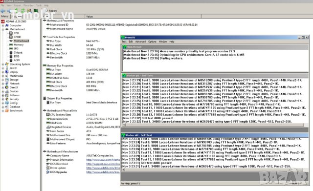 Asus P5Q Deluxe socket 775 /  A-DATA Vitesta 2x2 800+ /, снимка 6 - Дънни платки - 40340418