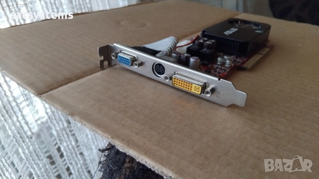 Видео карта ATi Radeon Asus AH3450 256MB GDDR2 64bit AGP, снимка 3 - Видеокарти - 52184889