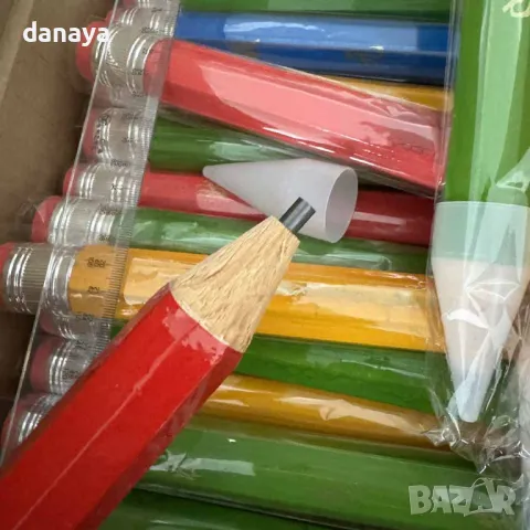 5652 Гигантски дървен молив с гума и капачка, 35 см, снимка 7 - Ученически пособия, канцеларски материали - 48715582