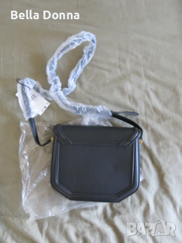 Дамска чанта през рамо Mango Envy, черен цвят, снимка 9 - Чанти - 53603901