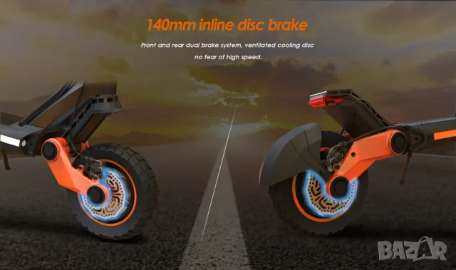 Електрически скутер/тротинетка KuKirin G3 1200W 18AH, снимка 4 - Други спортове - 48642516