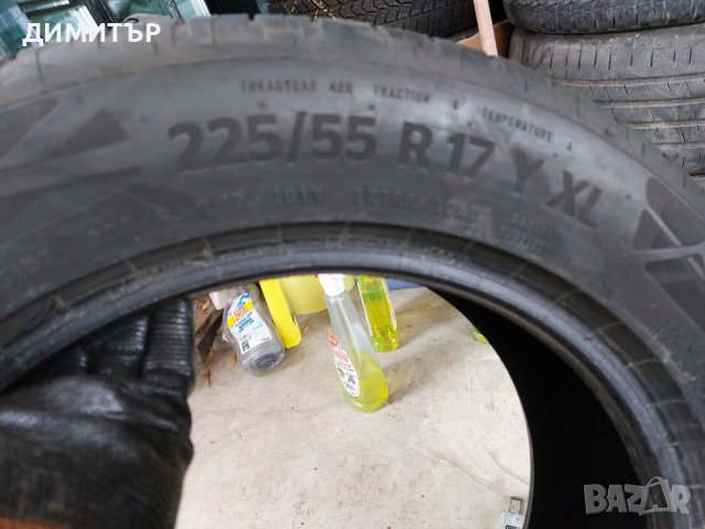 4 бр.летни гуми CONTINENTAL 225 55 17 DOT1017 Цената е за брой!, снимка 12 - Гуми и джанти - 43472996