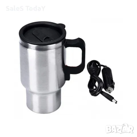 Термо чаша за кола, Електрическа чаша за кафе, чай, 12V , снимка 3 - Чаши - 40480966