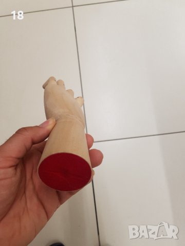 Дървена ръка 25 см, снимка 5 - Декорация за дома - 40064072