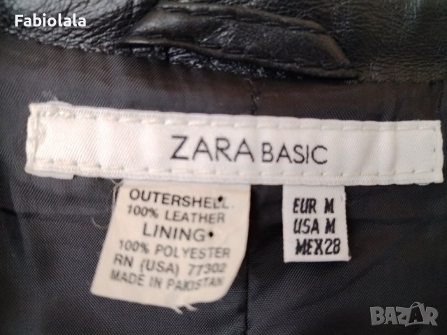 Zara leather blazer M, снимка 8 - Сака - 44061775