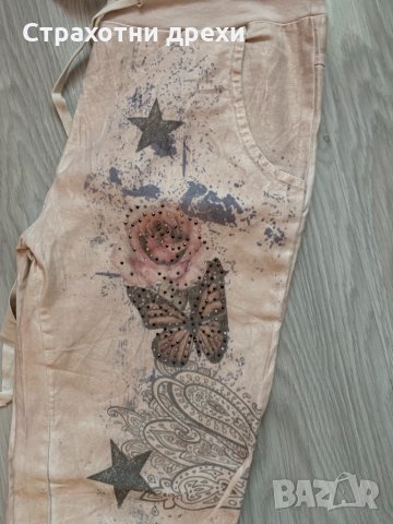 Панталон с пеперудки , снимка 2 - Панталони - 34768282