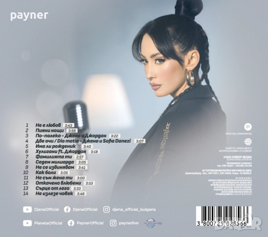 Джена-Не е любов, снимка 2 - CD дискове - 52746351