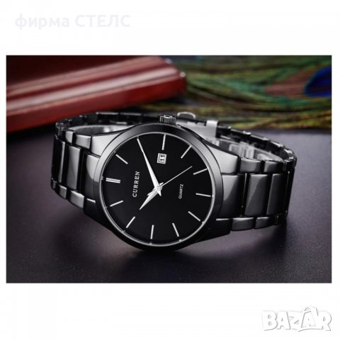 Мъжки часовник Curren Classic, Неръждаема стомана, снимка 8 - Мъжки - 40177226