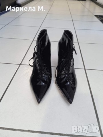 Zara лачени боти, 37.5/38, нови без етикет