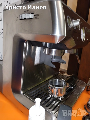 Еспресо машина SAGE Barista Express Кафемашина с кафемелачка, снимка 15 - Кафемашини - 53463298