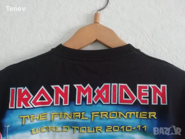 Iron Maiden The Final Frontier World Tour 2010-2011 оригинална тениска размер М памучна , снимка 7 - Тениски - 50130635