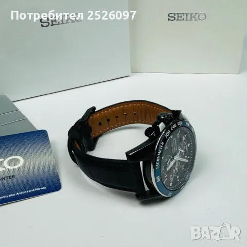 Часовник Seiko Sportura Chronograph Sapphire Crystal, снимка 3 - Мъжки - 47939599