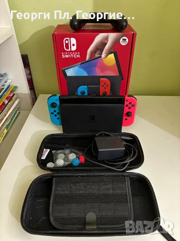 Nintendo Switch Оled Blue and Red, снимка 1