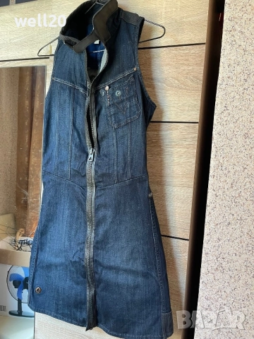 Дънкова рокля G-STAR RAW, снимка 5 - Рокли - 51484997
