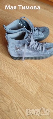 Дамски сиви кецове на Jenny Fairy, снимка 2 - Кецове - 37767600