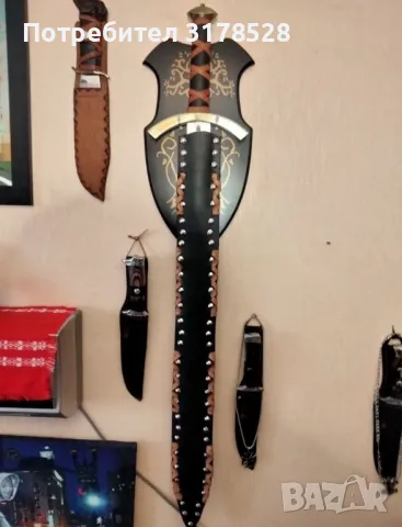 Рицарски меч , снимка 7 - Антикварни и старинни предмети - 50413472